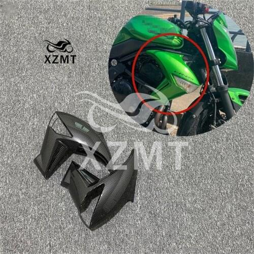 For Kawasaki ER 6N ER6N 2009 2010 2011 ER-6N Left Right Side Radiator Covers Fairing Panel Injection Carbon Fiber ABS Plastic