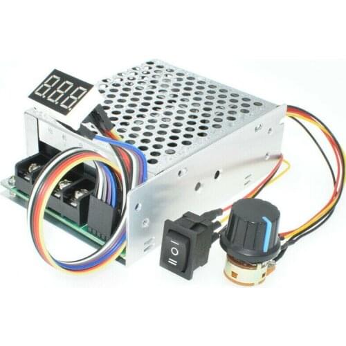 HOT DC 10V-55V 60A 12V 24V 36V 48V 55V Motor Speed Controller PWM Reverse Control Switch with LED Display CW CCW Reversible