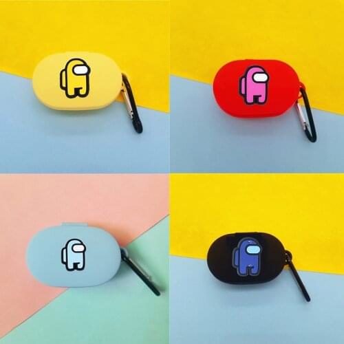 Cartoon Cute Eearphon Case With Hooks for Xiaomi MI Redmi AirDots Protective soft earphone box For XiaoMi Redmi Airdots 2