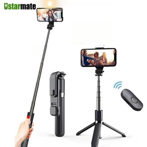 2021 New Wireless Bluetooth Selfie Stick With Tripod Foldable Monopods Universal for Smartphone For iPhone Xiaomi Huawei Samsung