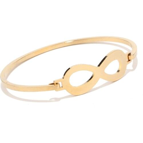 Wholesale Punk Knot Cuff Bracelets for Women Gold tone Bangle Bracelet Jewelry Noeud armband Pulseiras