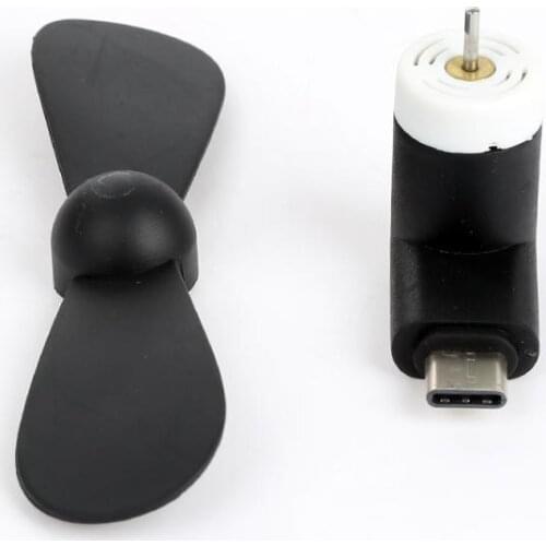 Creative Mini Portable Micro USB Fan 5v 1w Mobile Phone USB Gadget Fans Tester For Type-C Type C USB-C