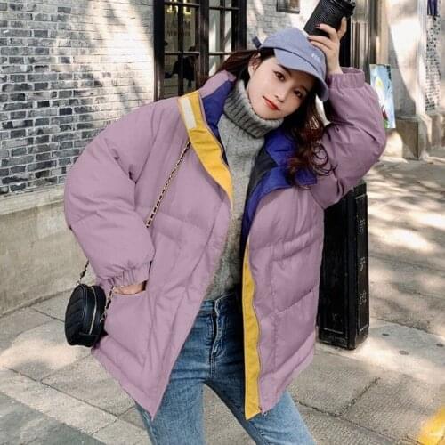 JuneLove Oversized Winter Parkas Women Thick Warm Coat Korean Fashion Female Loose Casual Padded Short Jackets Outwears Mujer