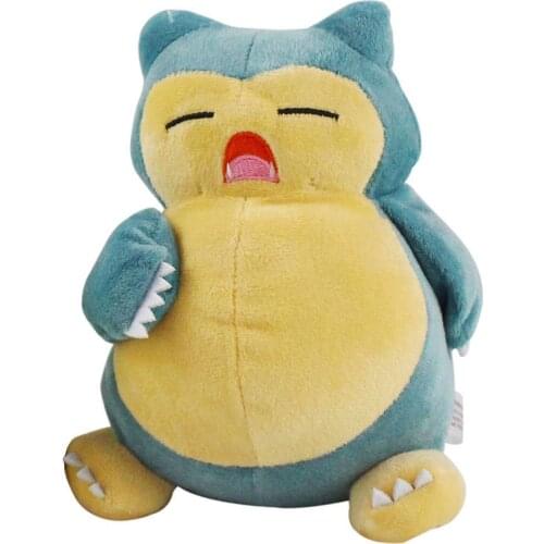 10PC/Lot 20cm Anime Snorlax Plush Peluche Toy Cute Snorlax Soft Stuffed Doll For Children Gift