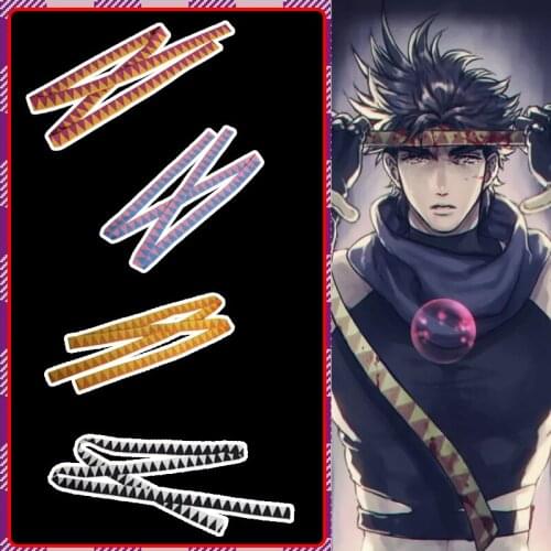 JoJos Bizarre Adventure Headband Caesar Anthonio Zeppeli Headwear Anime Cosplay Props Hair Band Unisex Halloween Party Decor