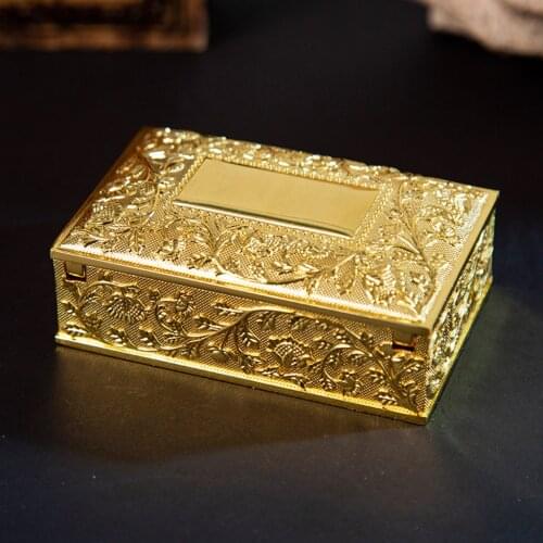 Rectangle Vintage Style Jewelry Storage Case Room Display Decoration Box