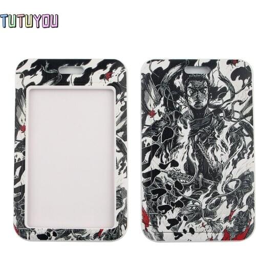 1pc PC2607 Cartoon Boy Adventure Tour Lanyard Card Holder Student Hanging Neck Phone Lanyard Badge Subway Access Card Holder