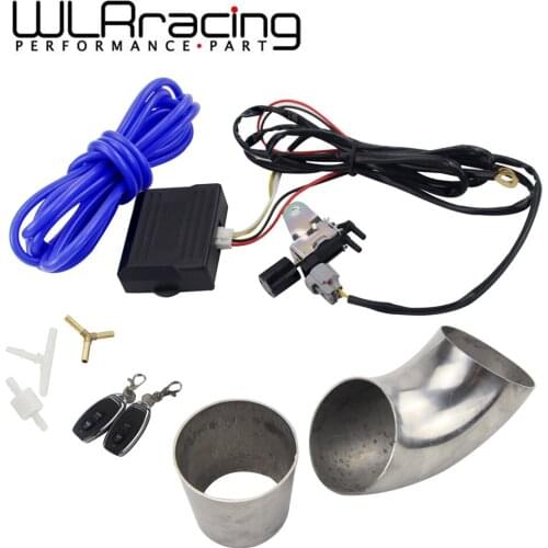 WLR RACING - Control Exhaust Valve/Cutout Wireless Remote Controller Switch with ID:63mm 2.5'' stainless steel pipe ECV-ACC04