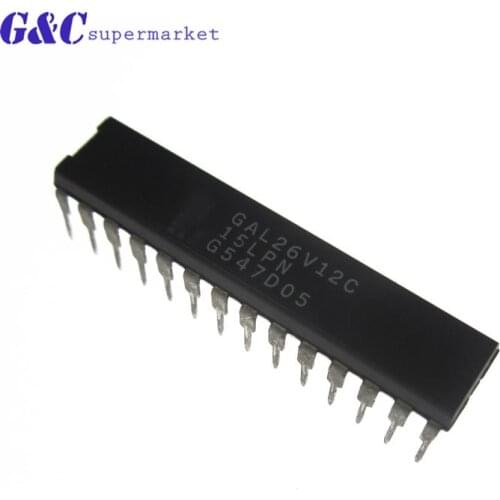 1/5PCS GAL26V12C-15LPN GAL26V12C DIP-28 GOOD QUALITY diy electronics
