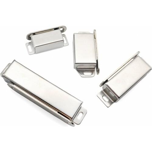 2pcs/Set Hidden Door Closer Magnetic Cabinet Catches Magnet Door Stops With Screw For Closet Cupboard Furniture Hardware