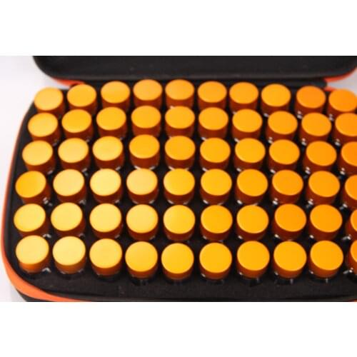 30/60 gold Bottles Diamond Painting Box Tool Container Storage Box Carry Case Holder Hand Bag Zipper Design Shockproof Durable