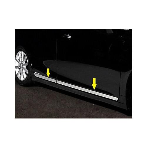 304 Steel Body door Side Molding Chrome trims For lexus CT200H 2011-2015