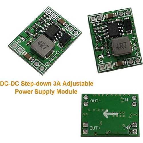 5 pcs Ultra-Small Size DC-DC Step Down Power Supply Module 3A Adjustable Buck Converter for Arduino Replace LM2596