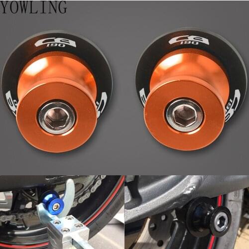 8MM Motorcycle Accessories stands screws Swin garm Swingarm Spools slider for HONDA CB190 CB190R CBF190R CBF190 AK170