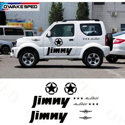 Army Start Stickers For SUZUKI JIMNY MT AT Car Styling Sticker Auto Body Accessories Waterproof Vinyl Car Door Side Decals