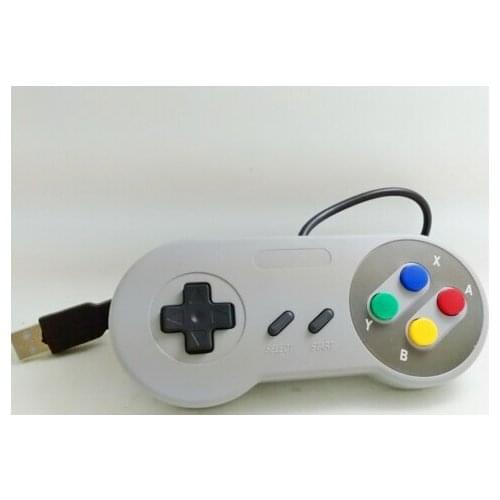 By dhl or ems 1000 pieces 2015 Classic Retro USB for SNES Controller Joypad Joystick For Super Nintendo SF SNES Windows PC MAC