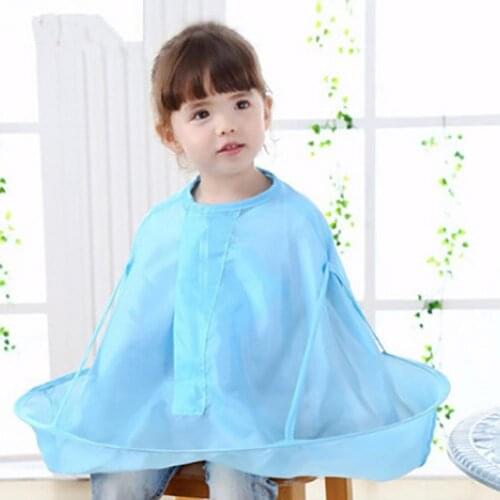 Kids Hair Cutting Cloak Cape Gown Foldable Salon Hairdresser Hairdressing Apron Haircut Wrap
