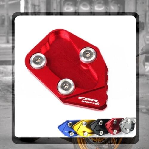 For HONDA CBR1000RR CBR 1000RR CBR1000 RR 2008-2016 2015 2014 Motorcycle Kickstand Foot Side Stand Extension Pad Support Plate