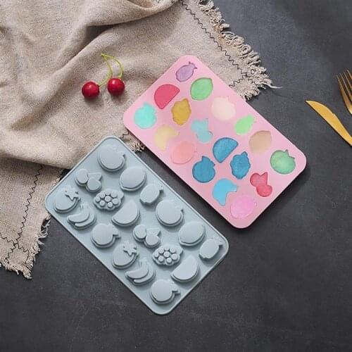 Cake Waffle Baking Mold DIY Chocolate Fondant Mold Food Grade Silicone Jelly Dessert Making Tools Reusable Kitchen Accessories