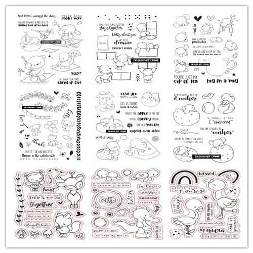 Animals stamp for DIY Scrapbooking/photo album Decorative Embossing DIY Paper Cards