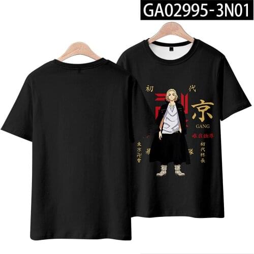 Tokyo Revengers Anime T-Shirt High Quality 3D Print Summer Boy Kids Short Sleeve O-neck Tees Men Women t shirt Hip Hop Tops