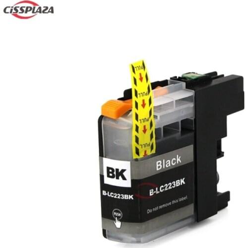 CISSPLAZA 4PK black ink cartridge For Brother J562DW J4320DW J4420DW J4620DW J5520DW J5620DW J5720DW J5320 J880DW lc223 lc225