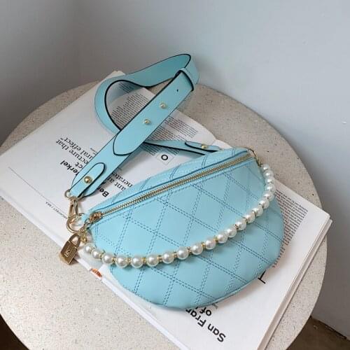 Fashion Women Chest Bag Shoulder Bags Luxury Casual Small Crossbody Bags For Women 2021 Ladies Pearl Designer Messenger Bag