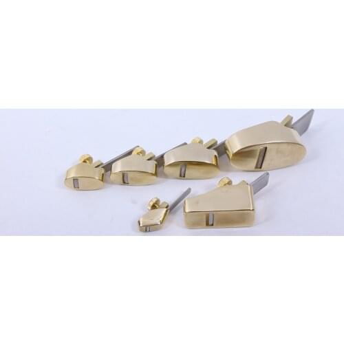 New 6pcs convex bottom+1pce Flat bottom Brass Planes tool luthier tools violin Special tools Violin plane tools