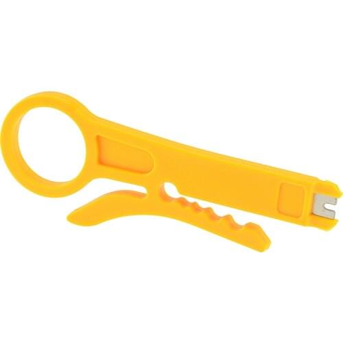 Portable Wire Stripper Knife Crimper Pliers Crimping Tool Cable Stripping Wire Cutter Cut Line Tool Cable Stripping Wire Cutter