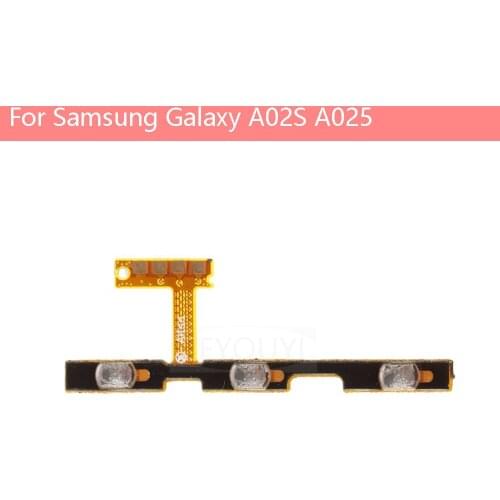 Original Power On/Off and Volume Buttons Flex Cable Replacement Part For Samsung Galaxy A02S A025