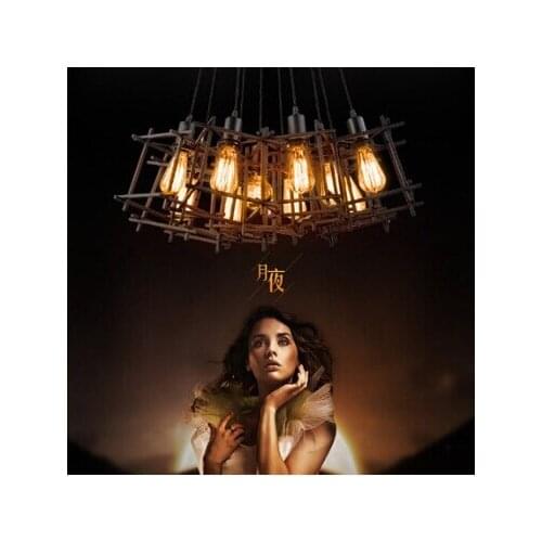 Amercian Loft Style Edison Industrial Droplight Iron Vintage Pendant Light Fixtures For Dining Room Hanging Lamp Home Lighting