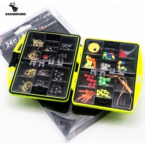 Sliding float fishing rig tackle box for shore bream fishing carp fishing float fishing accessories tool set