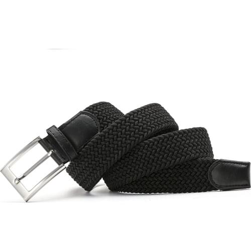 Mens Belt Male Elastic Belts for Men Cinturones Para Hombre Black Mens Belts Jeans Ceinture Homme De Caballero Luxury Designer