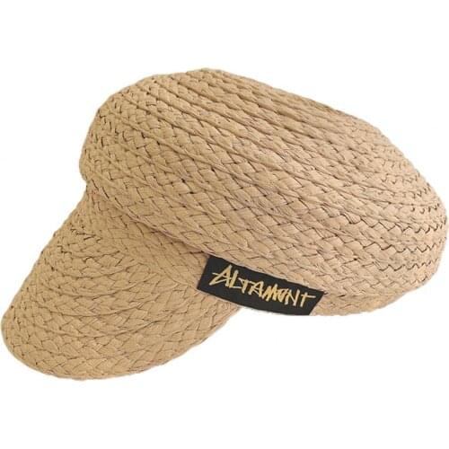 Sun Hat Foldable Wide Brim Braid Fabric Stylish Beach Hat for Women