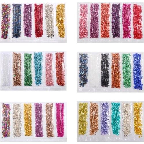 Broken Glass Stones Crystal UV Epoxy Resin Filler Jewelry Making Fillings DIY Crafts Nail Art Decorations