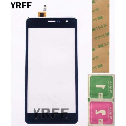 Touch Screen Glass For Fly Champ FS529 FS 529 Touch Screen Digitizer Panel 5'' Fly FS529 Front Outer Glass Sensor Adhesive Wipes
