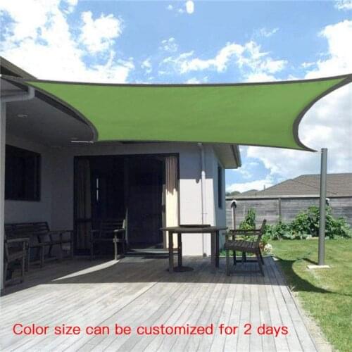Waterproof Awning Sunshade Sun Shade Sail For Outdoor Garden Beach Camping Patio Pool Sun Canopy Tent Sun Shelter Dropping Hot