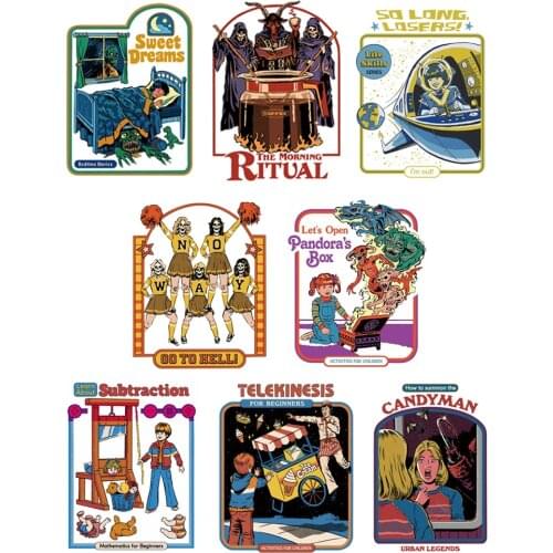 The Morning Ritual “coffee” Patches for clothes stripes on clothes set thermo-stickers on fabric stripes for jeans