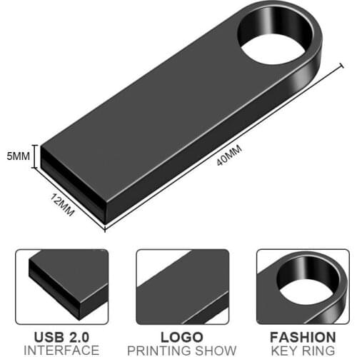 Waterproof pendrive 32gb 16gb usb flash drive 64gb 8gb 4gb cheap memory stick pen drive 128gb metal flash usb memoria