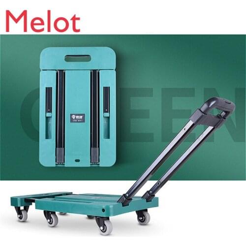 Upscale Portable Household Foldable Shopping Cart Truck Modern Minimalist Hand Buggy Portable Shopping Tablet Trolley