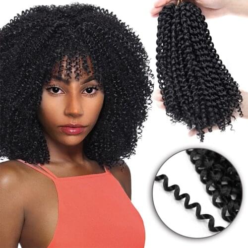 YxCheris Synthetic Crochet Hair jerry curl bundles weave Braiding hair with Ombre Crochet Braids Hair Extension bulk hair