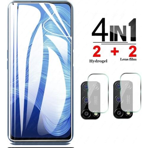 Protective Hydrogel on For Oppo Realme 7 5G 7 Pro 6i 7i Global 6 Pro Screen Protector Soft Film Camera Lens Tempered Glass