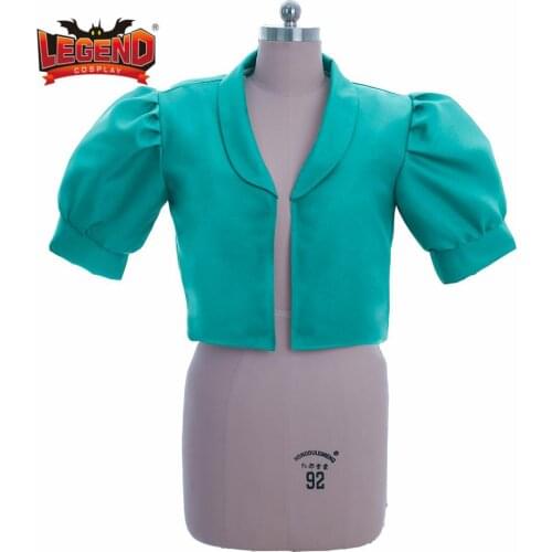 Steven Universe Cosplay Steven Pearl Green Coat Jacket Uniform Pearl Cosplay Costume