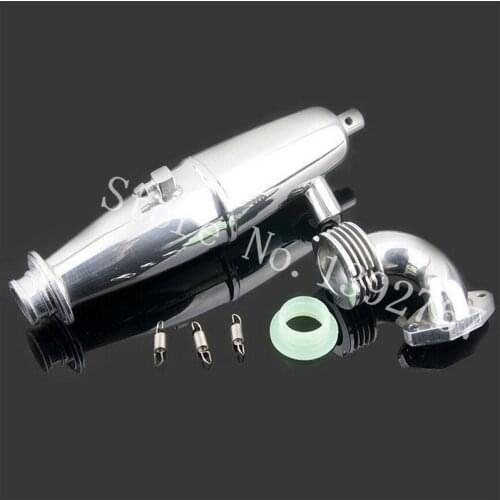 1Set 102009 Thicken Exhaust Pipe HSP Baja Engine Parts Upgrade 02124 For 1/10 Nitro RC Car Part BQ001