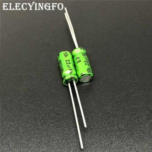 10Pcs/100Pcs 22uF 10V NICHICON Muse BP 5x11mm 10V22uF Top Grade Bipolar Audio Capacitor