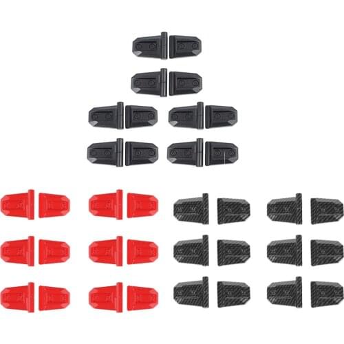 12PCS ABS Exterior Engine Hood Door Hinge Protective Cover Trim for Suzuki Jimny 2019-2021 Car Stickers Accessories