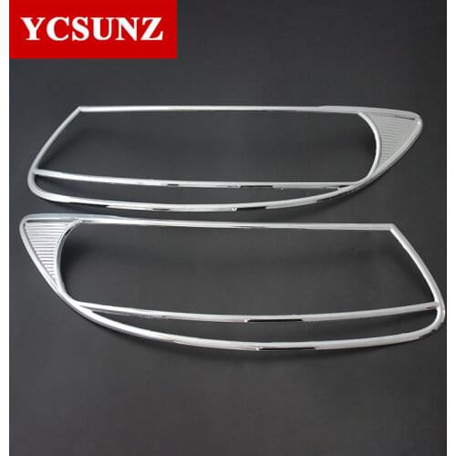 ABS Head Light Cover Car Exterior Lamp Hood Parts Accessories For Hyundai Santafe Santa fe 2008 2009 2010 2011 2012 headlight