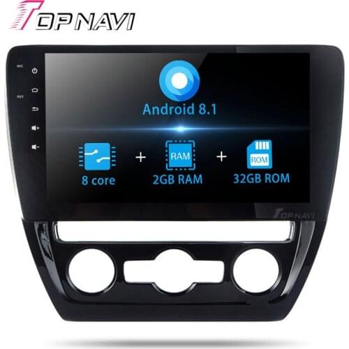 Autoradio Octa Core Car Radio For VW Sagitar 2012 2013 2014 2015 Android 8.1 10.1 Inch Car GPS Navigation Stereo NO DVD 2 Din