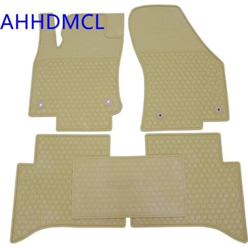Car Rubber Mats Floor Mats Anti Slip Mat Carpets Feet Pads For Touran 2015 2016 2017 Left Hand Drive