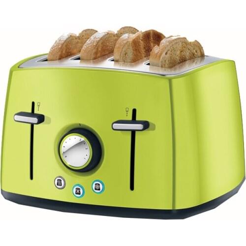 Household Automatic Toaster Multi-function 4 Slot Toast Stainless Steel Breakfast Machine 6524